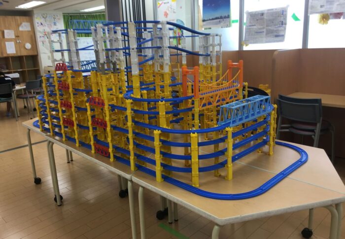 10月7日(日)のプラレールレイアウト