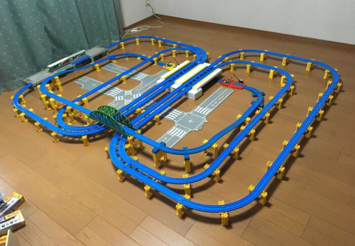 1月31日制作のプラレールレイアウト